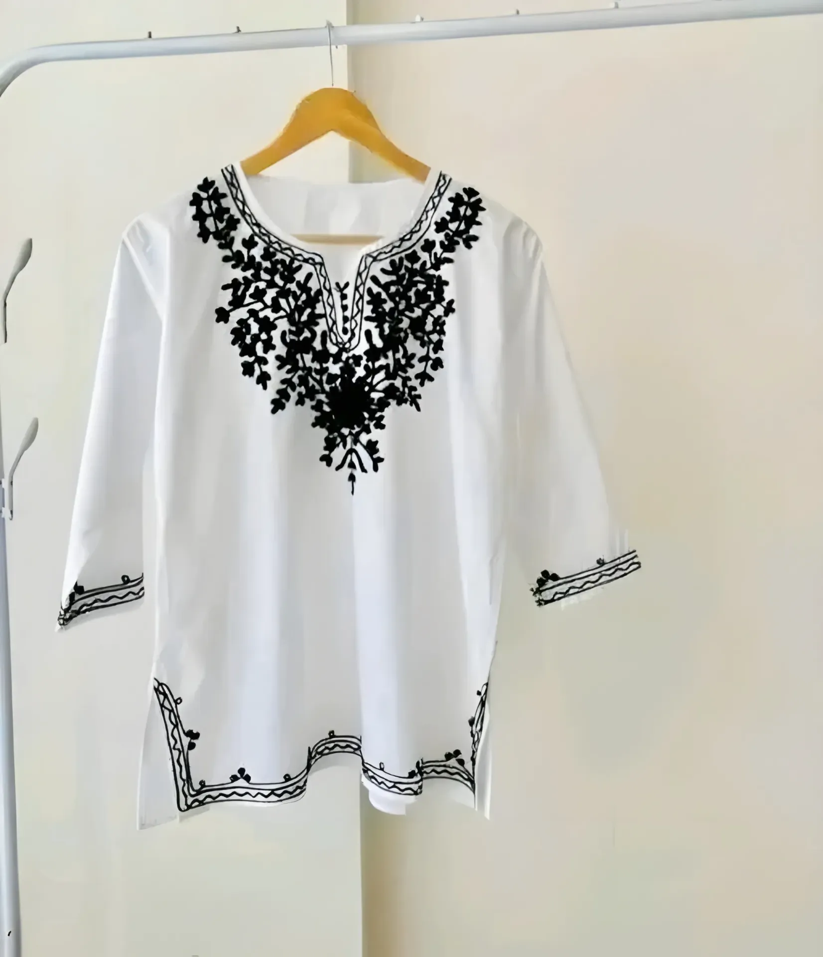 White designer kurti