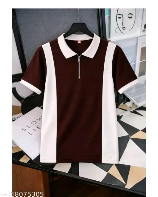 Men Polyester Regular Tshirts 👕