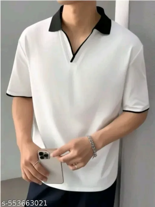 Mens Polo Tshirt ll Plain Tshirt ll Collar Tshirt 👕