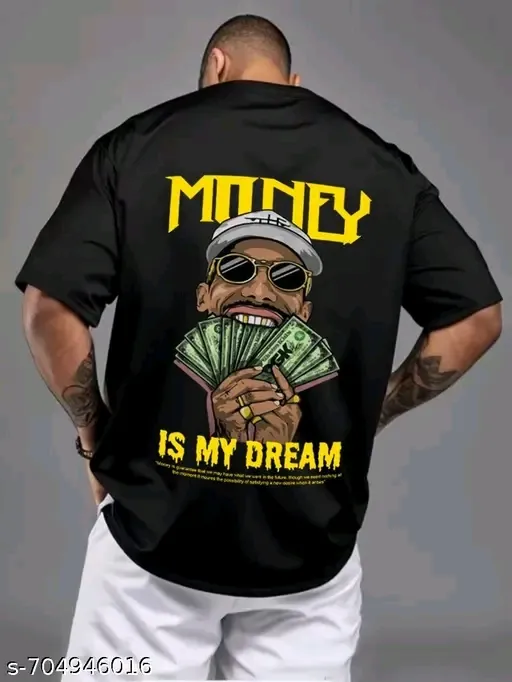 Men Cotton Blend Regular Tshirts (S)